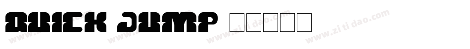 Quick Jump字体转换